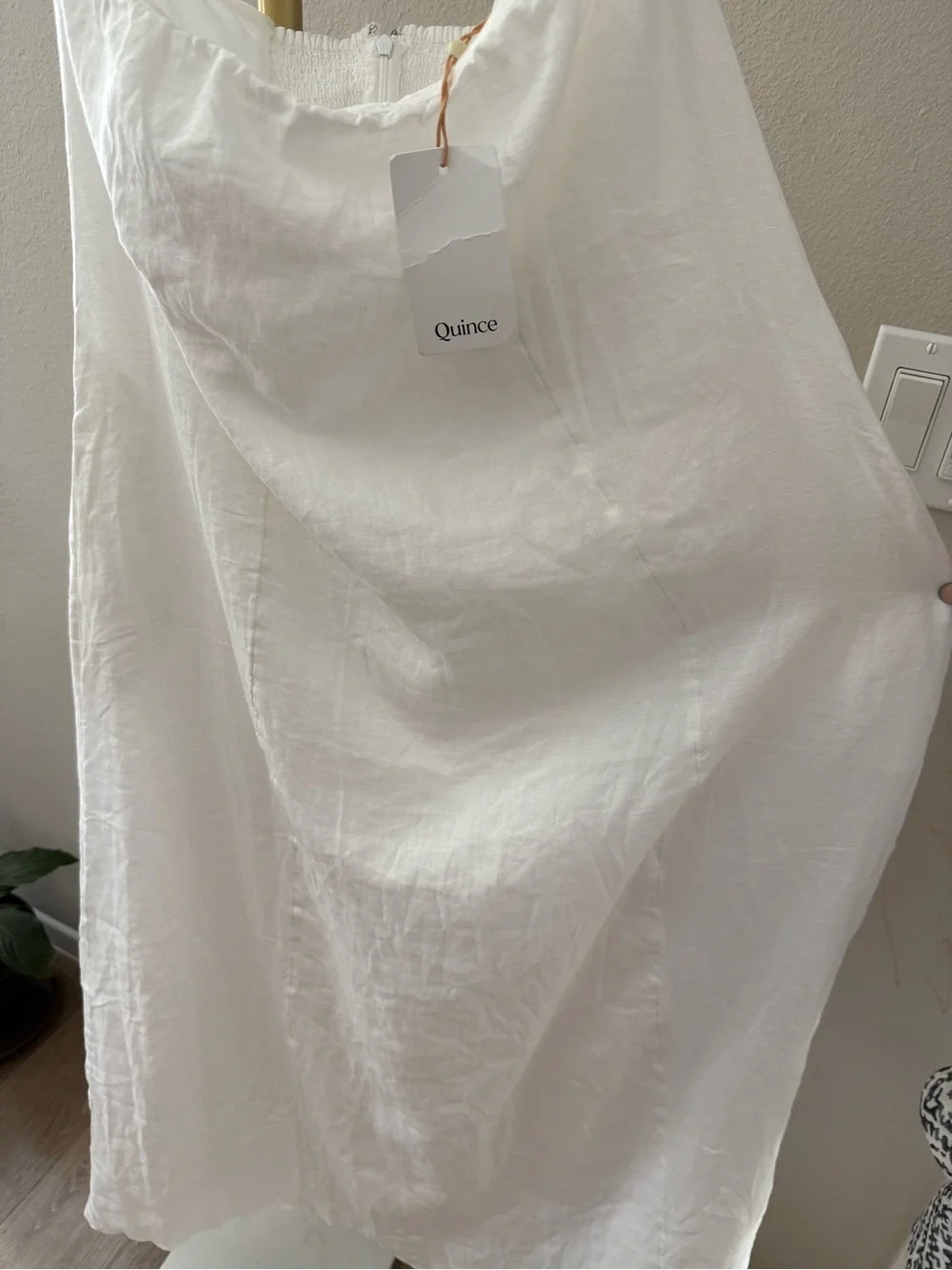 Quince 100% European Linen Strapless Maxi Dress - Picture 6 of 9